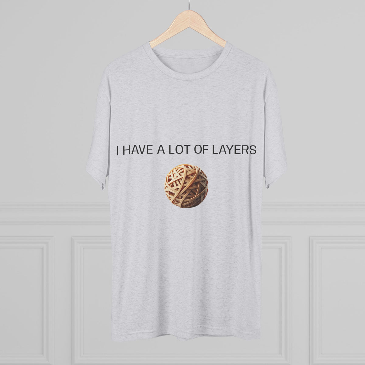 Graphic Tee — “I Have a Lot of Layers” Yarn Ball Shirt