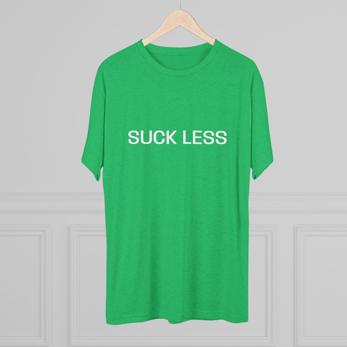 Suck Less Tee — Minimalist Graphic Crewneck Shirt