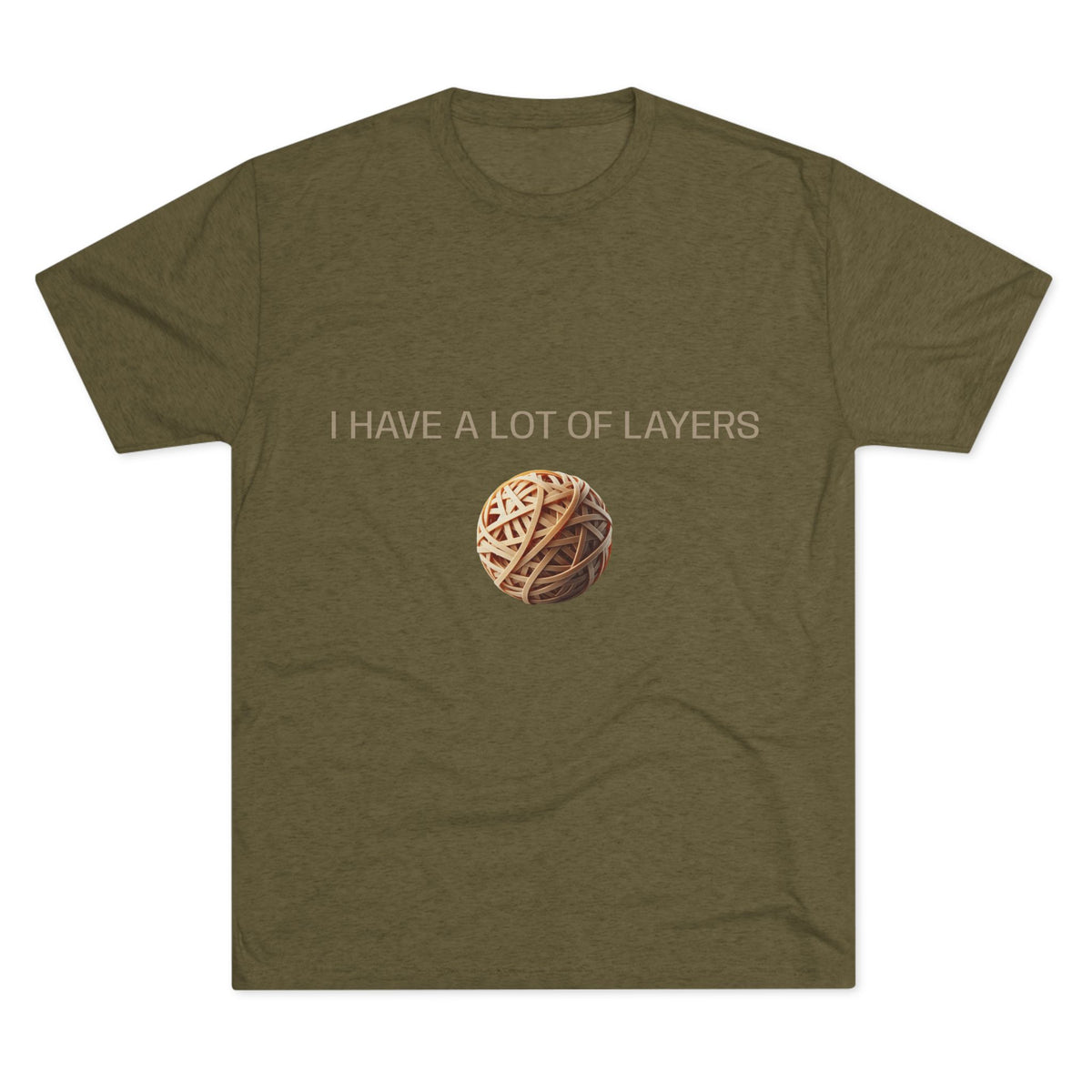 Graphic Tee — “I Have a Lot of Layers” Yarn Ball Shirt