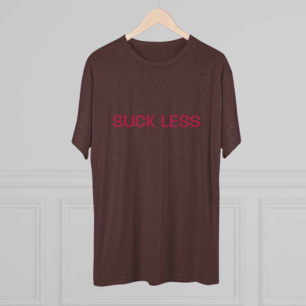 Suck Less Tee — Minimalist Graphic Crewneck Shirt