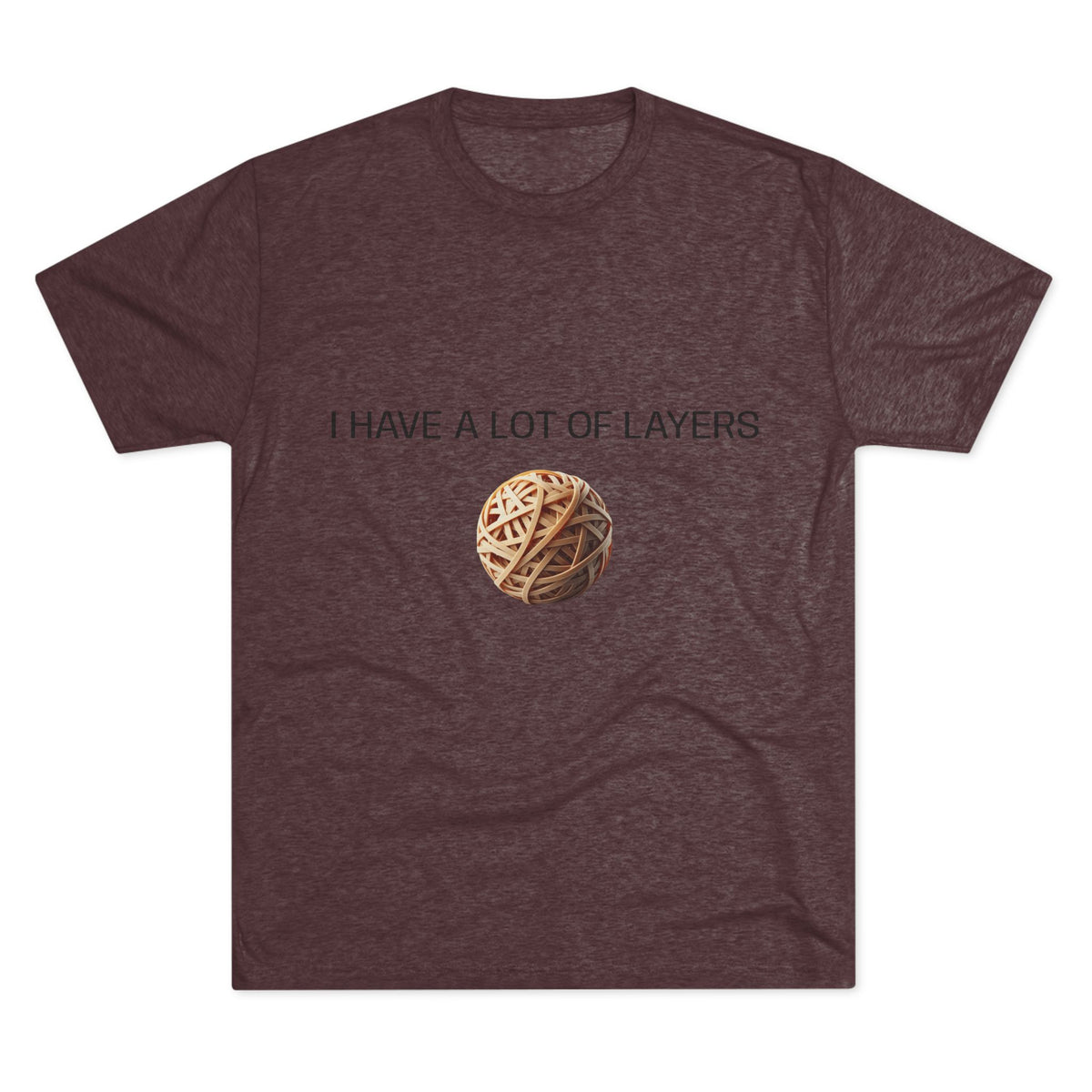 Graphic Tee — “I Have a Lot of Layers” Yarn Ball Shirt