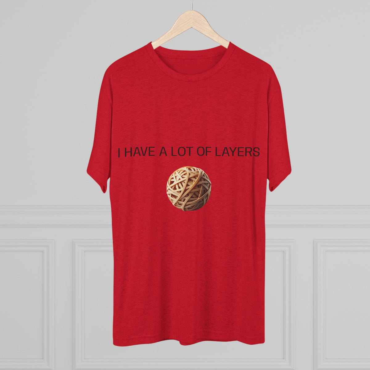 Graphic Tee — “I Have a Lot of Layers” Yarn Ball Shirt