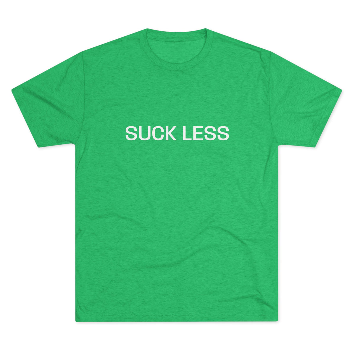 Suck Less Tee — Minimalist Graphic Crewneck Shirt