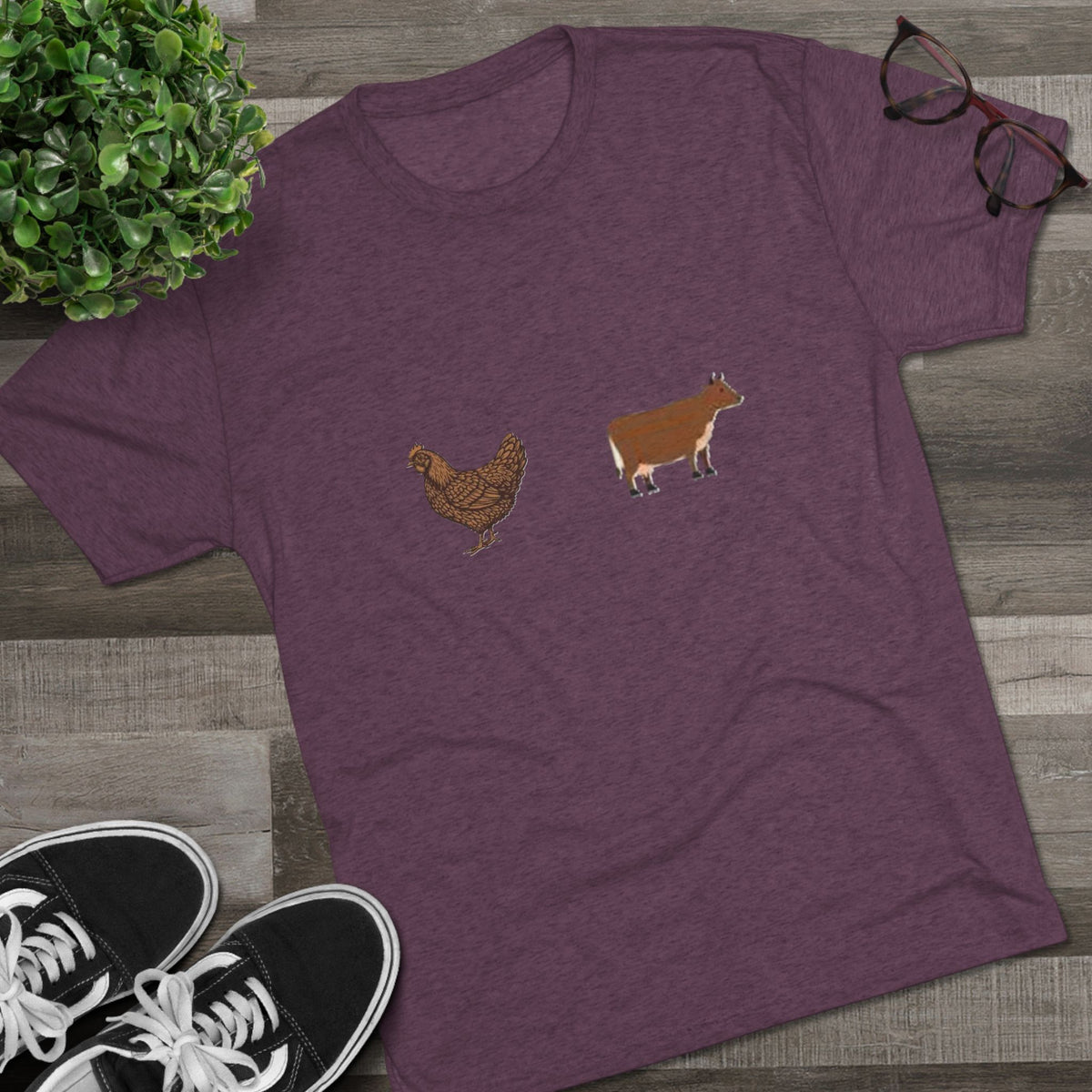 BROWN CHICKEN BROWN COW
