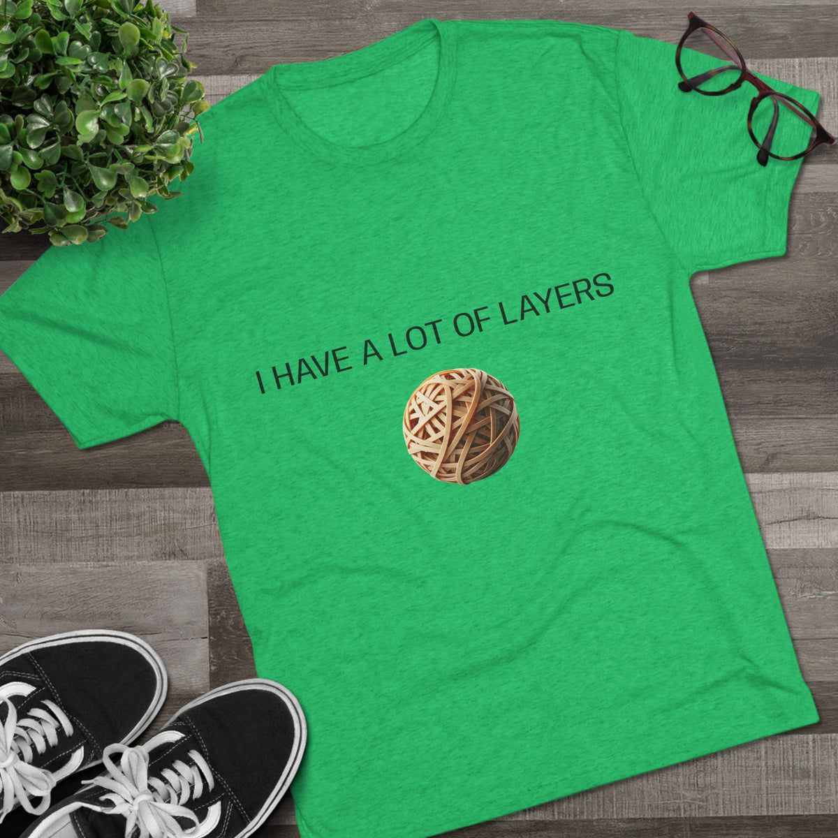 Graphic Tee — “I Have a Lot of Layers” Yarn Ball Shirt