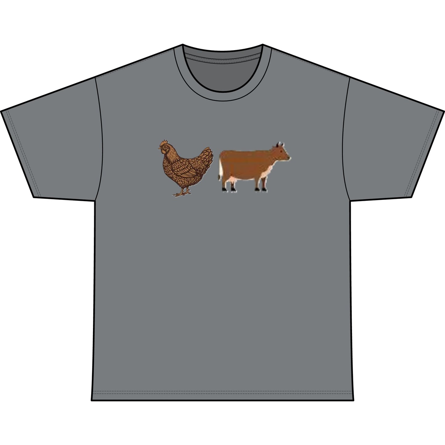 BROWN CHICKEN BROWN COW