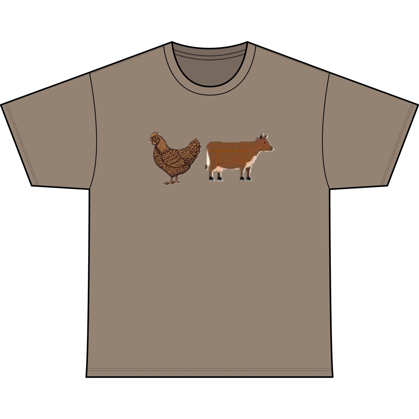BROWN CHICKEN BROWN COW