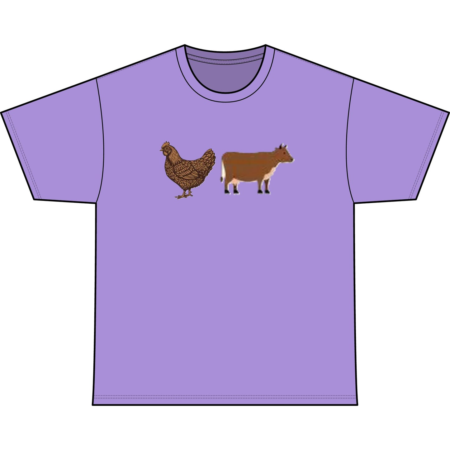 BROWN CHICKEN BROWN COW