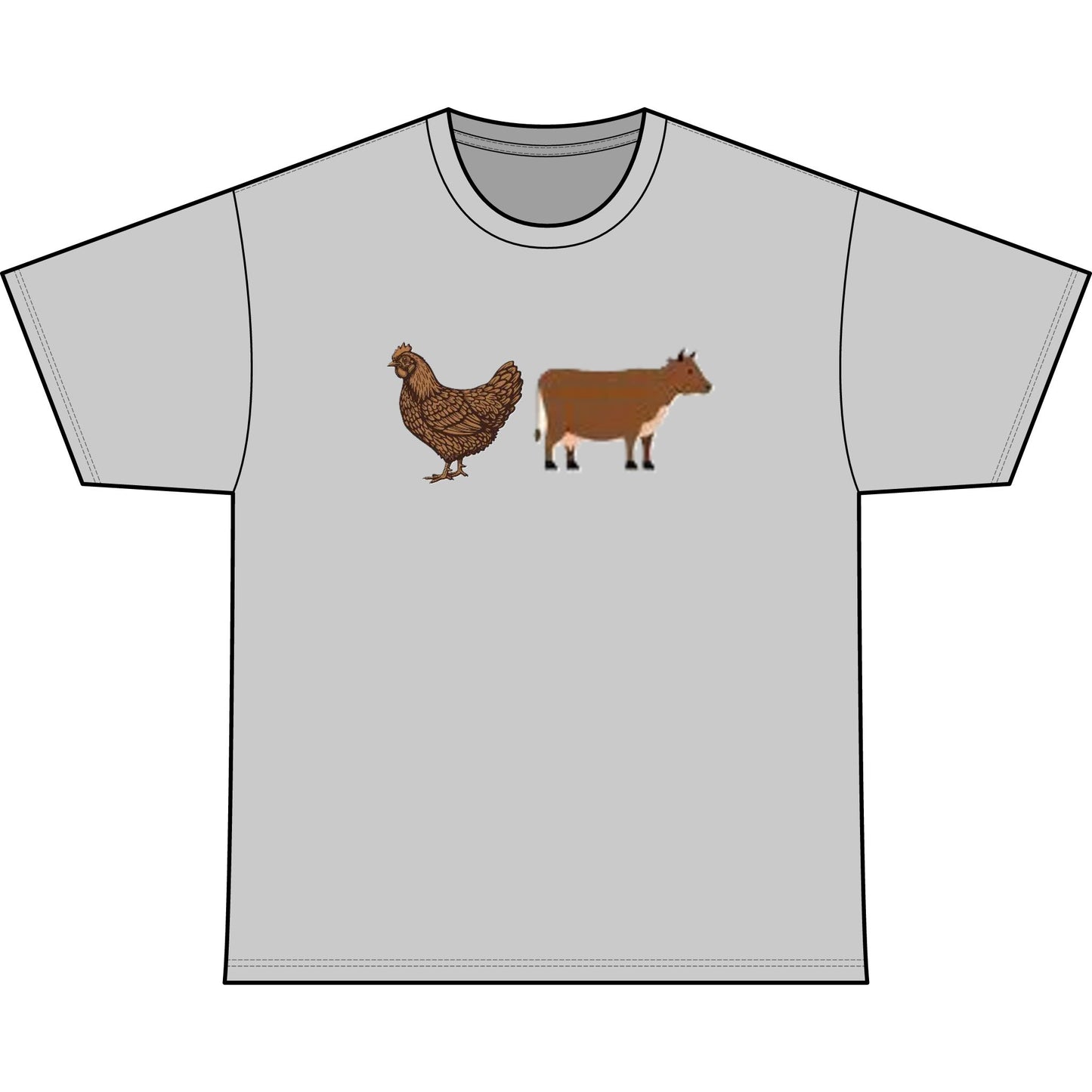 BROWN CHICKEN BROWN COW