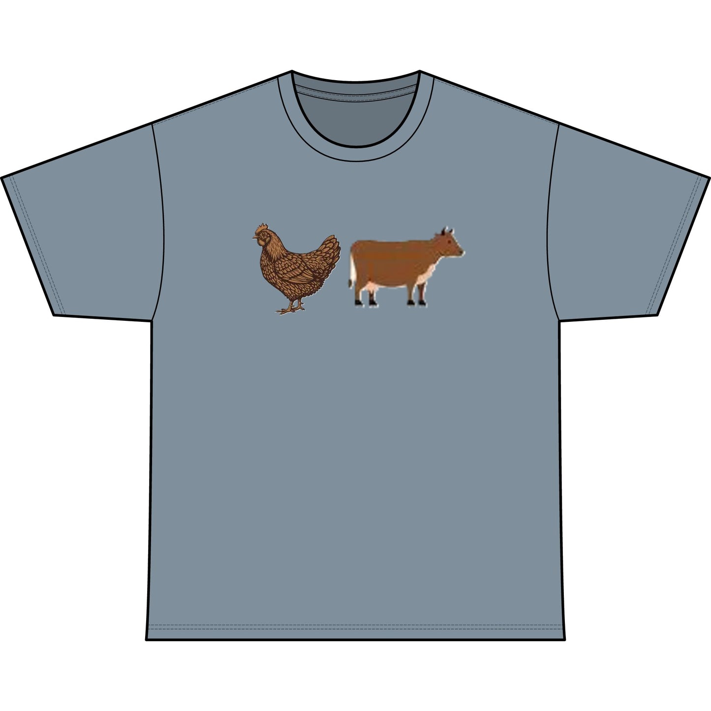 BROWN CHICKEN BROWN COW