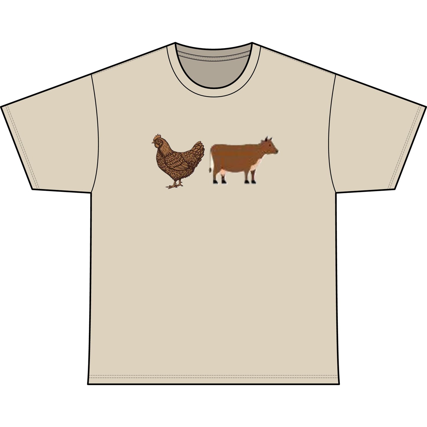 BROWN CHICKEN BROWN COW