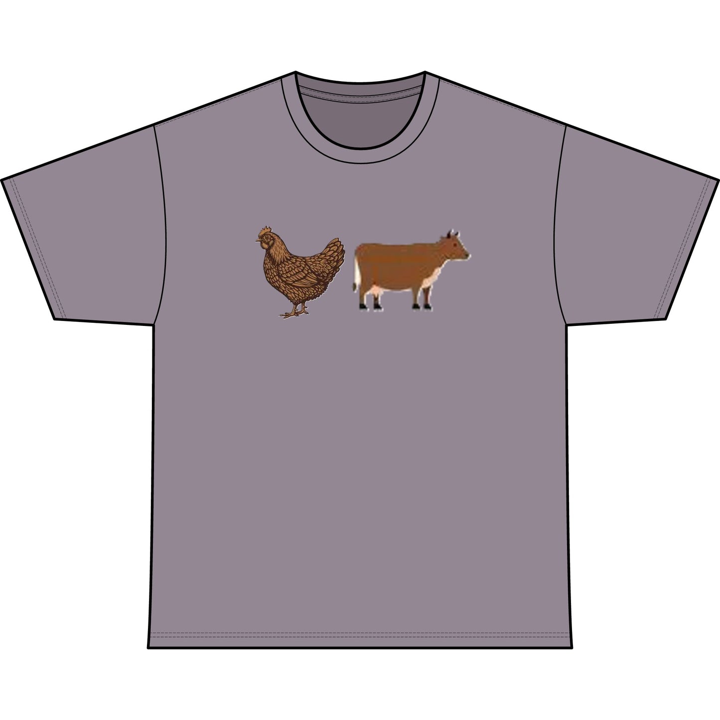 BROWN CHICKEN BROWN COW