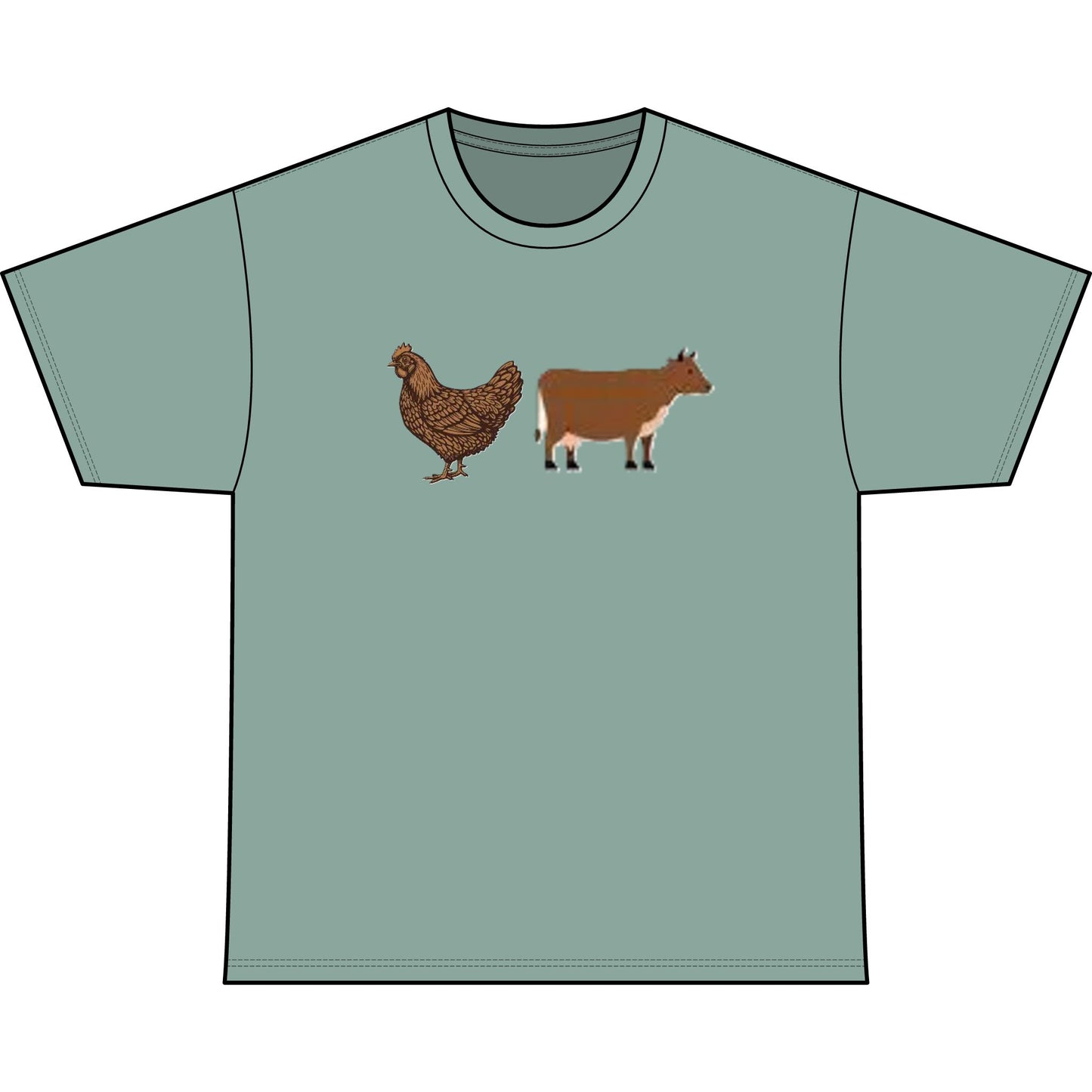 BROWN CHICKEN BROWN COW