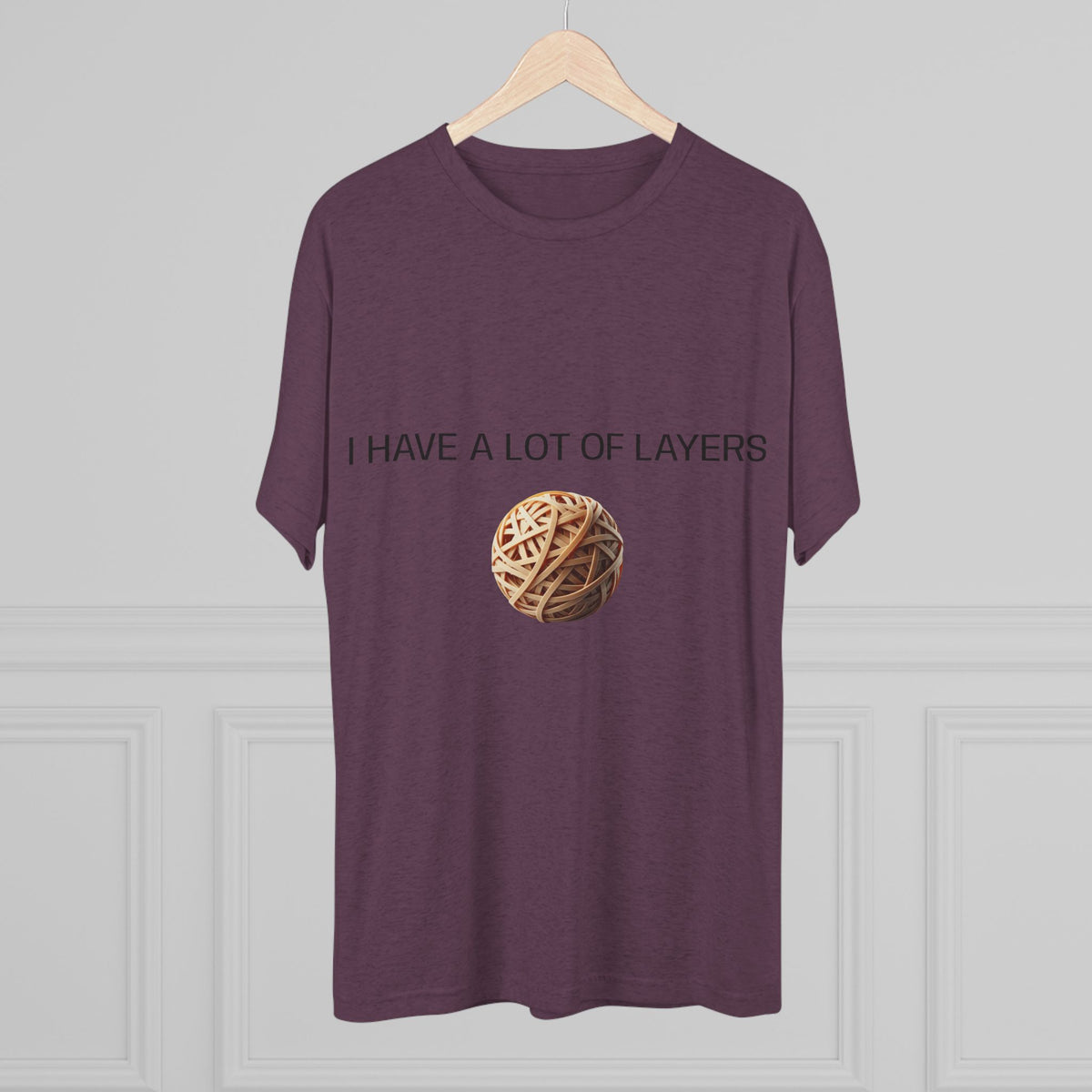 Graphic Tee — “I Have a Lot of Layers” Yarn Ball Shirt