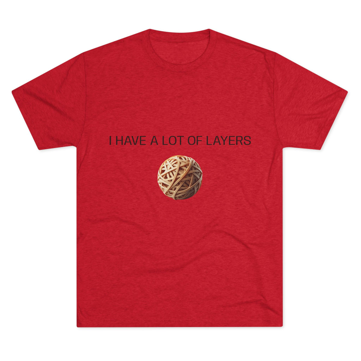 Graphic Tee — “I Have a Lot of Layers” Yarn Ball Shirt