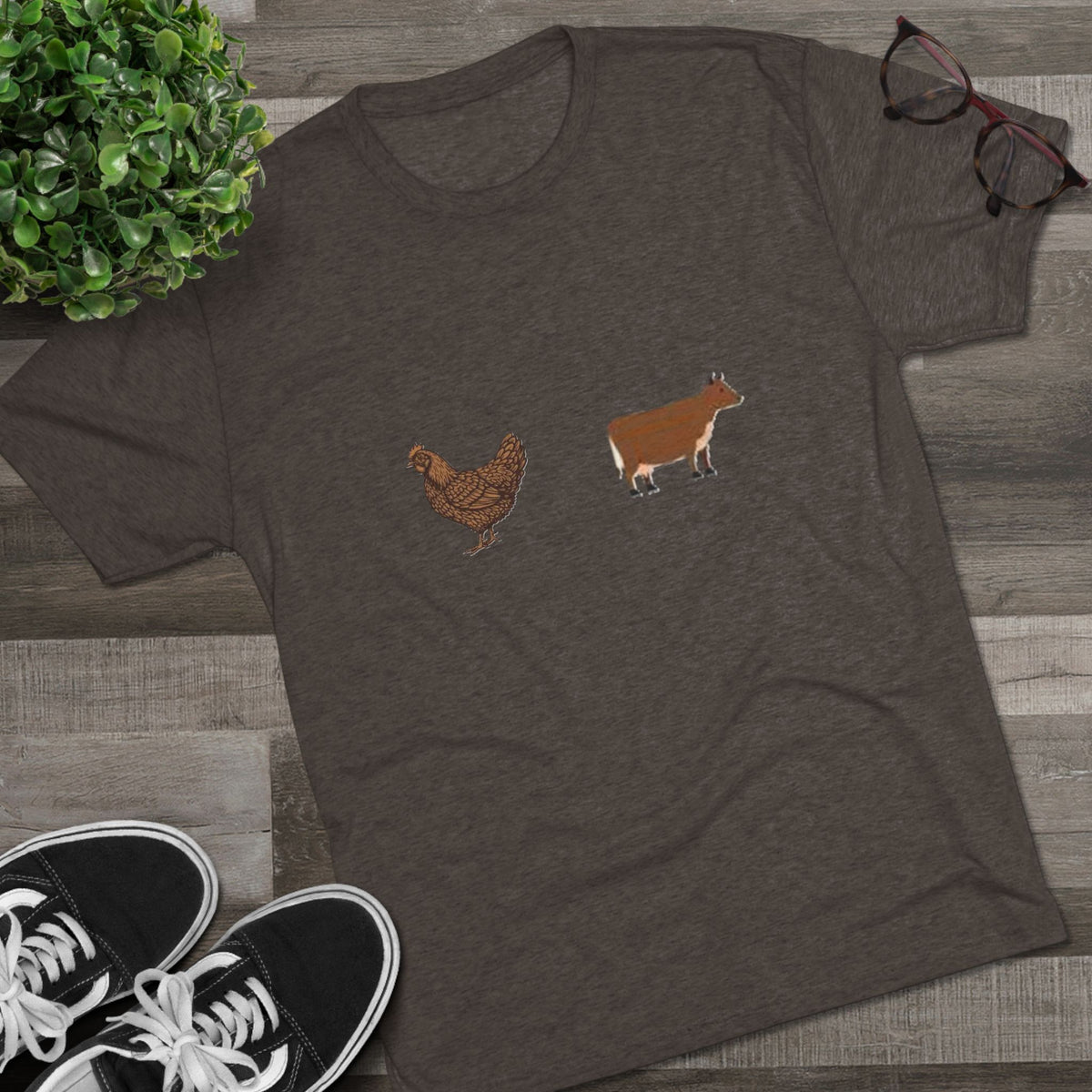 BROWN CHICKEN BROWN COW