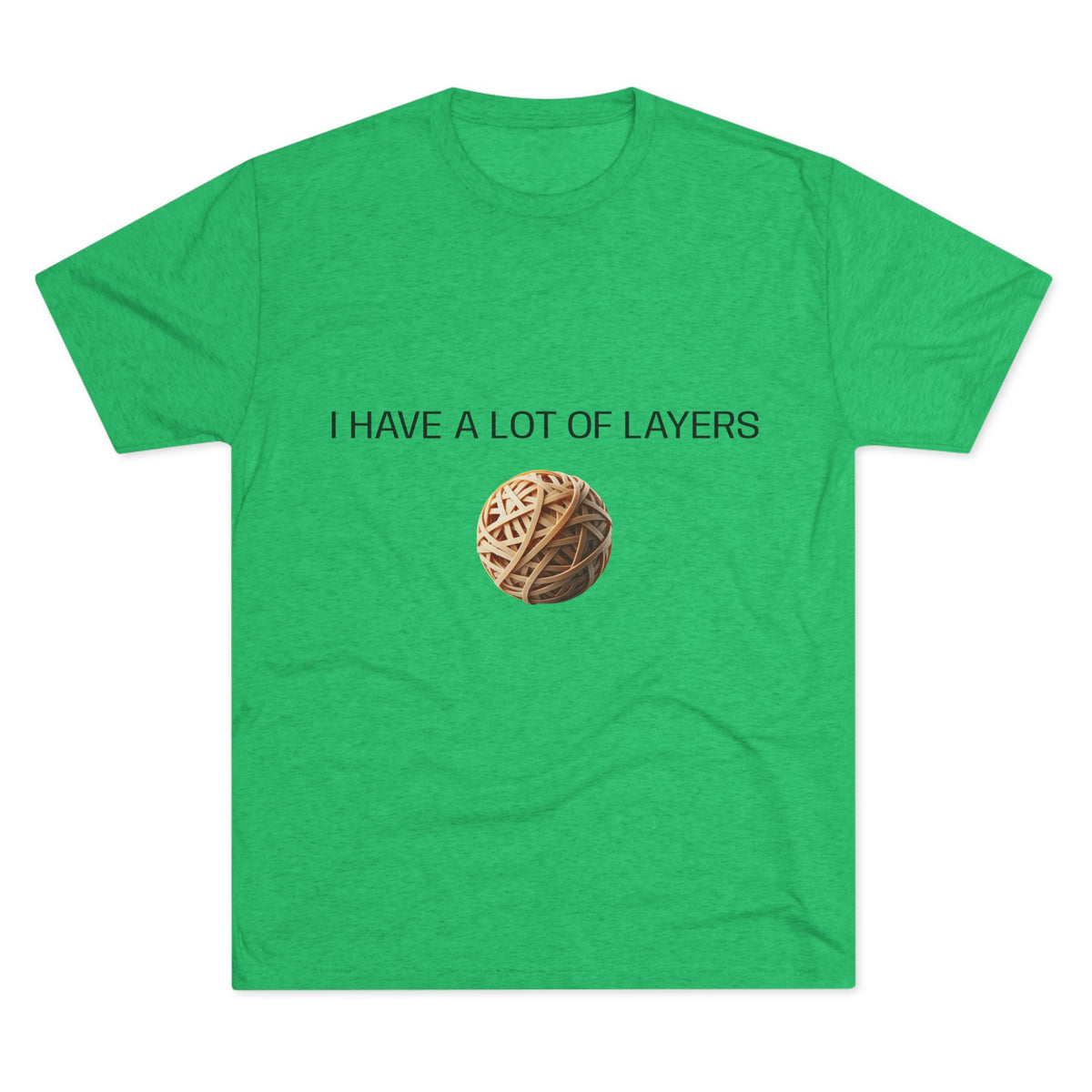 Graphic Tee — “I Have a Lot of Layers” Yarn Ball Shirt