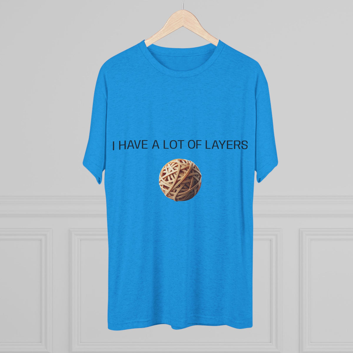Graphic Tee — “I Have a Lot of Layers” Yarn Ball Shirt