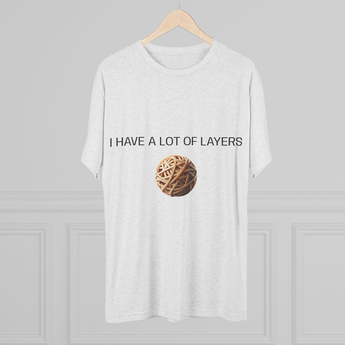 Graphic Tee — “I Have a Lot of Layers” Yarn Ball Shirt