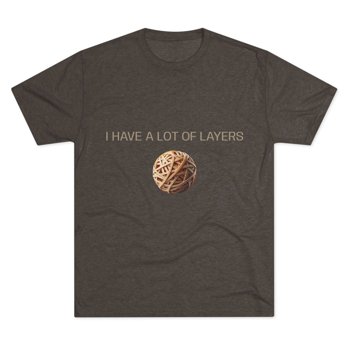 Graphic Tee — “I Have a Lot of Layers” Yarn Ball Shirt