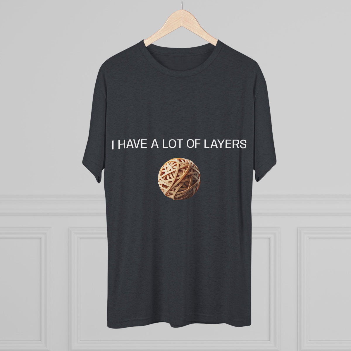 Graphic Tee — “I Have a Lot of Layers” Yarn Ball Shirt