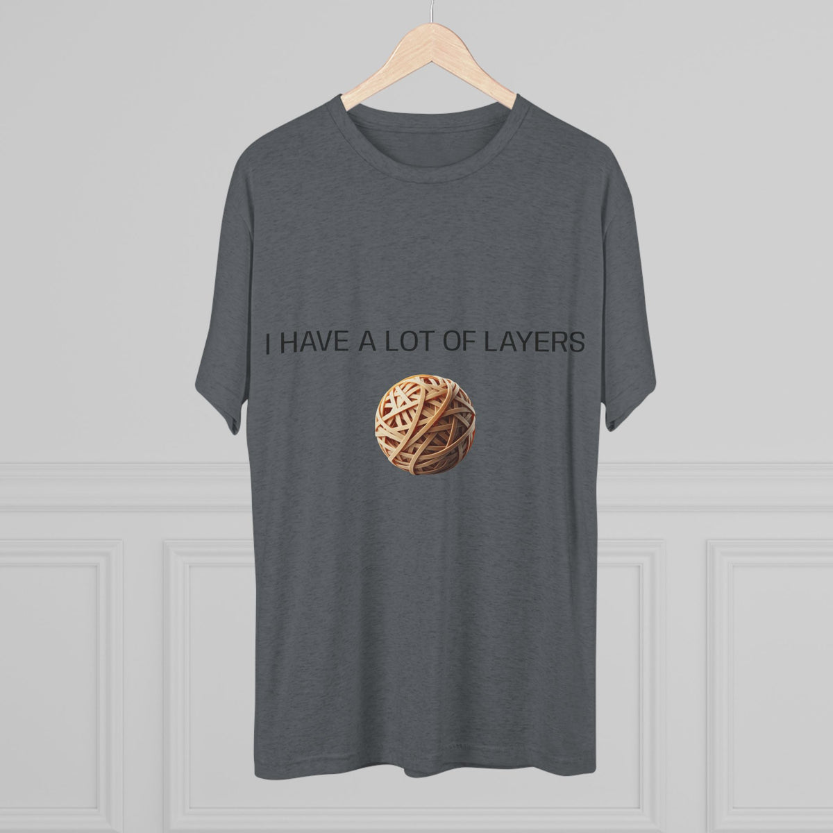Graphic Tee — “I Have a Lot of Layers” Yarn Ball Shirt
