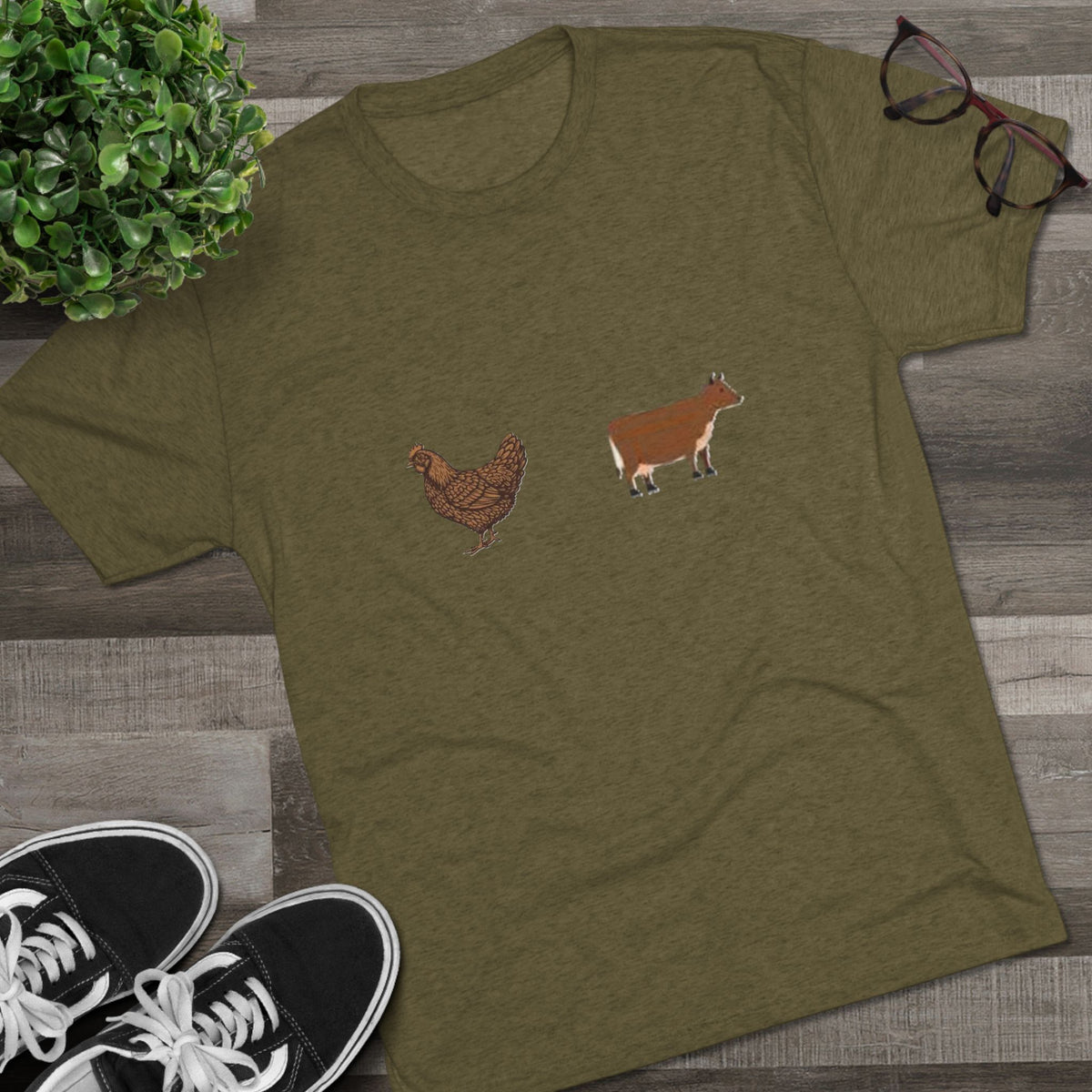 BROWN CHICKEN BROWN COW