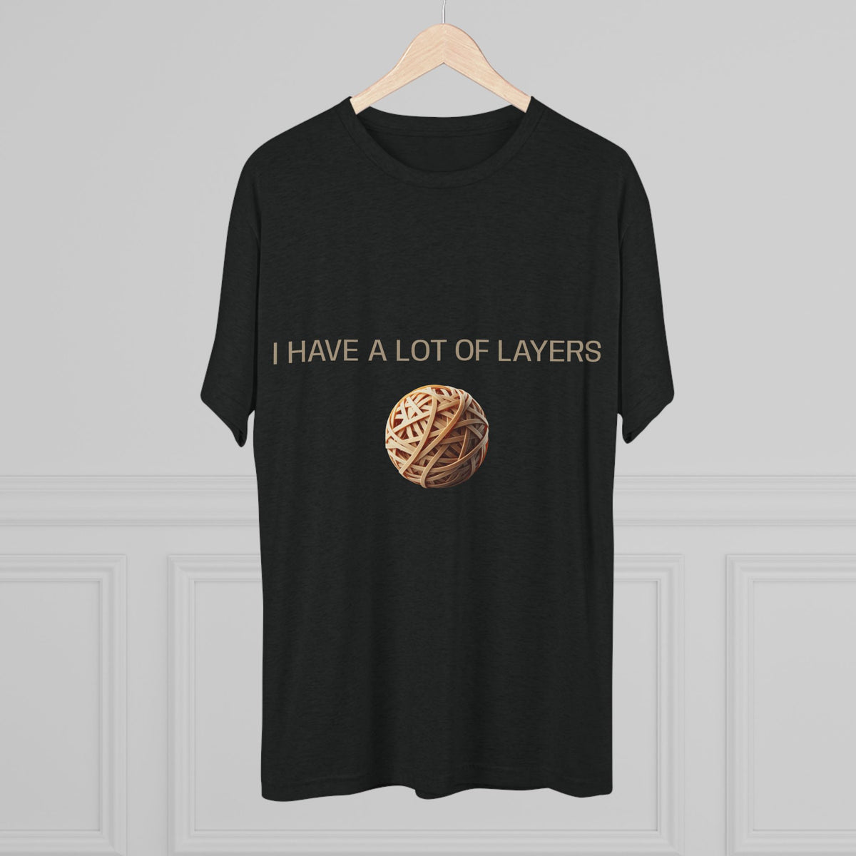 Graphic Tee — “I Have a Lot of Layers” Yarn Ball Shirt