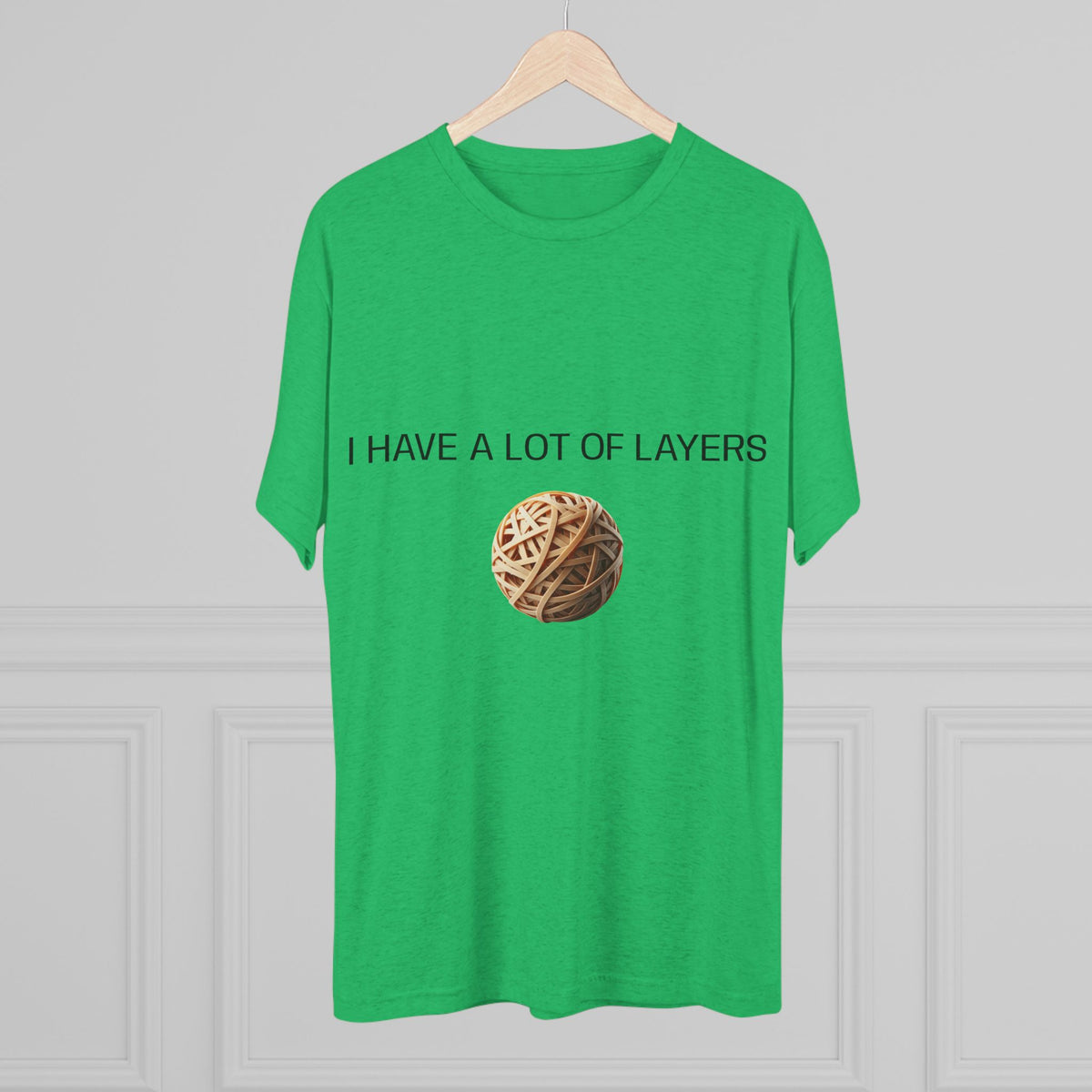 Graphic Tee — “I Have a Lot of Layers” Yarn Ball Shirt