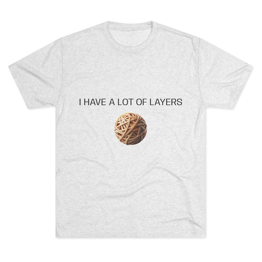 Graphic Tee — “I Have a Lot of Layers” Yarn Ball Shirt