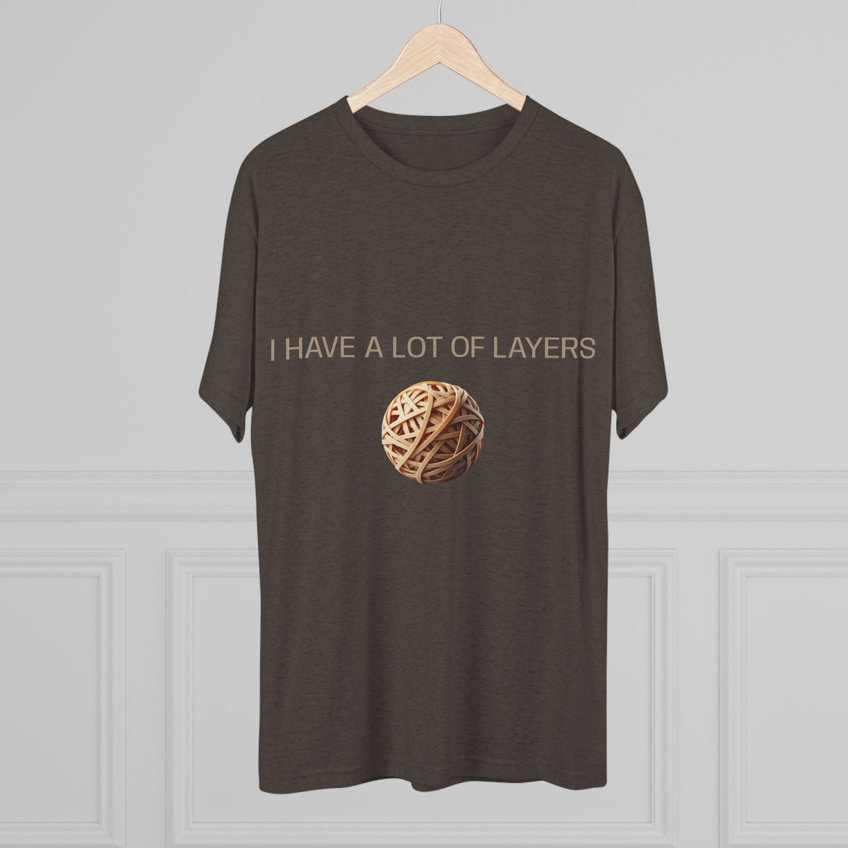 Graphic Tee — “I Have a Lot of Layers” Yarn Ball Shirt